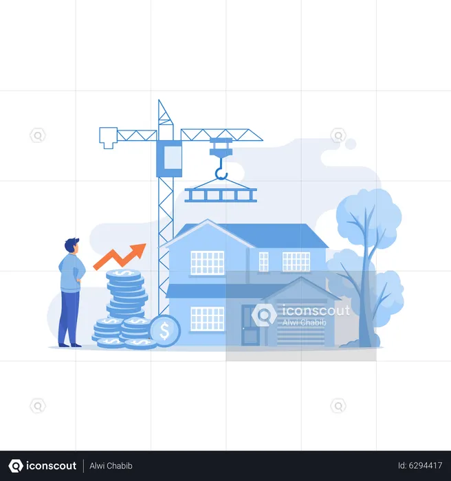 Desarrollo inmobiliario  Ilustración