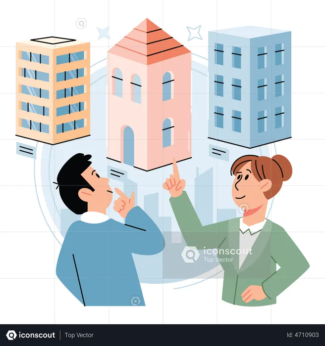 Property Agent  Illustration