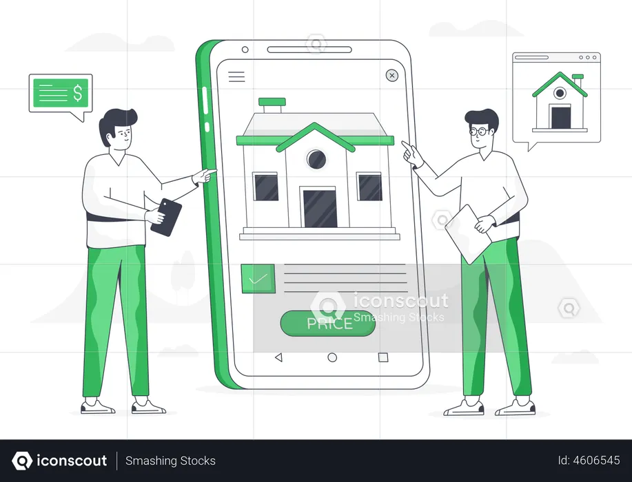 Property App  Illustration