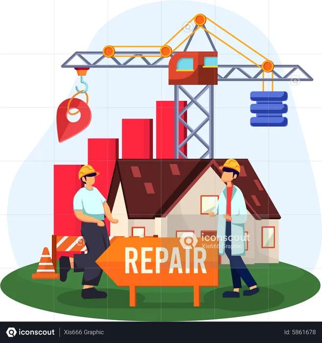 Property repair  Illustration