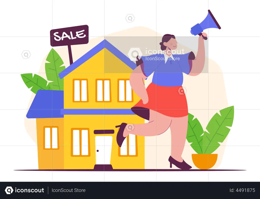 Property Sale  Illustration