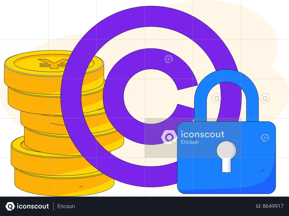 Protección de la propiedad intelectual  Ilustración