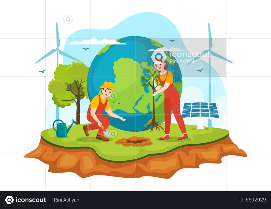 Protect Eco System  Illustration
