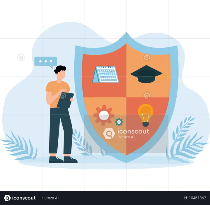 Protected Education  Illustration