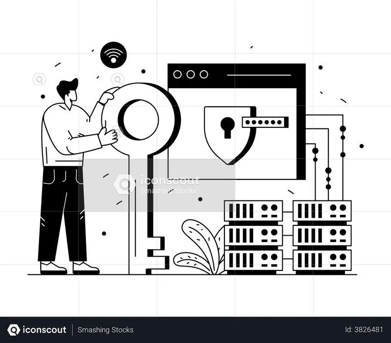 Protection des données dans le cloud  Illustration