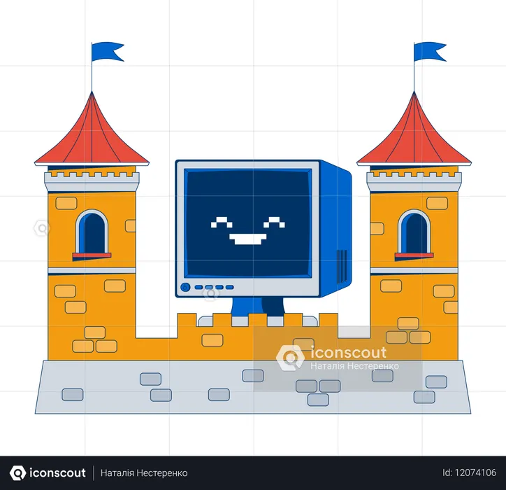 Protection informatique  Illustration