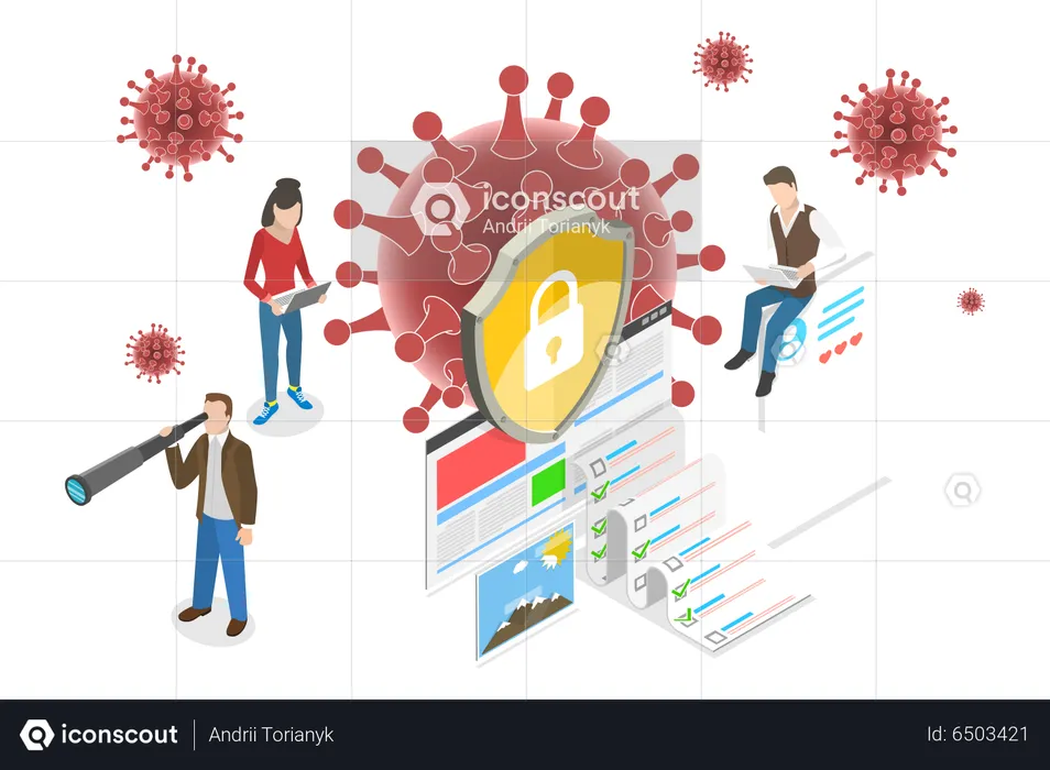 Protéger les informations confidentielles  Illustration