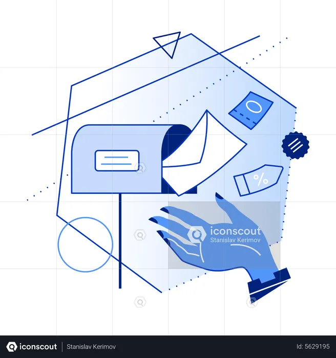 Correo publicitario  Illustration