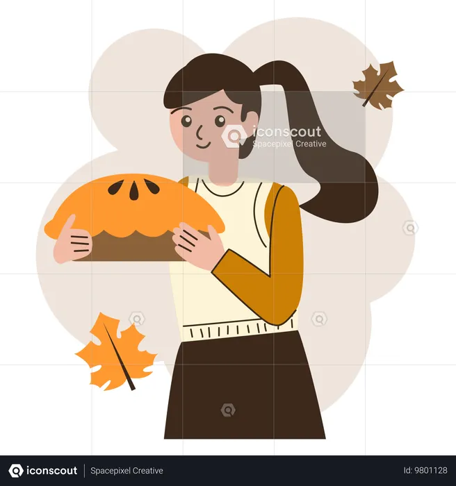 Pumpkin Pie  Illustration