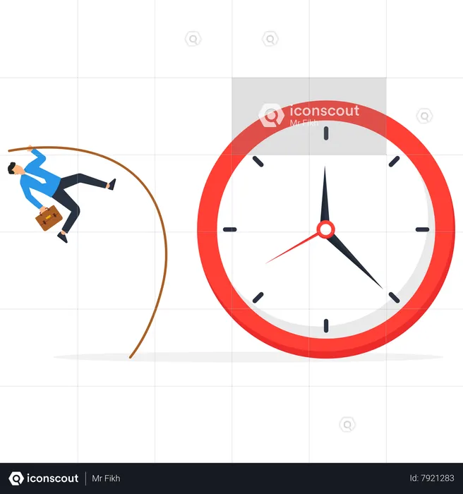 Punctual Being On Time  Illustration