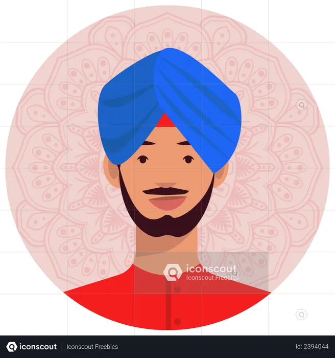 Punjabi male  Illustration