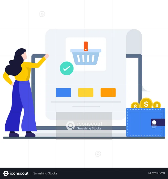 Purchase From E-wallet  Illustration