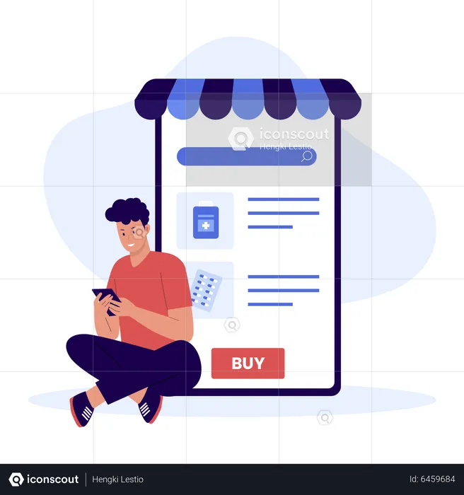 Purchase Medicine Online  Illustration