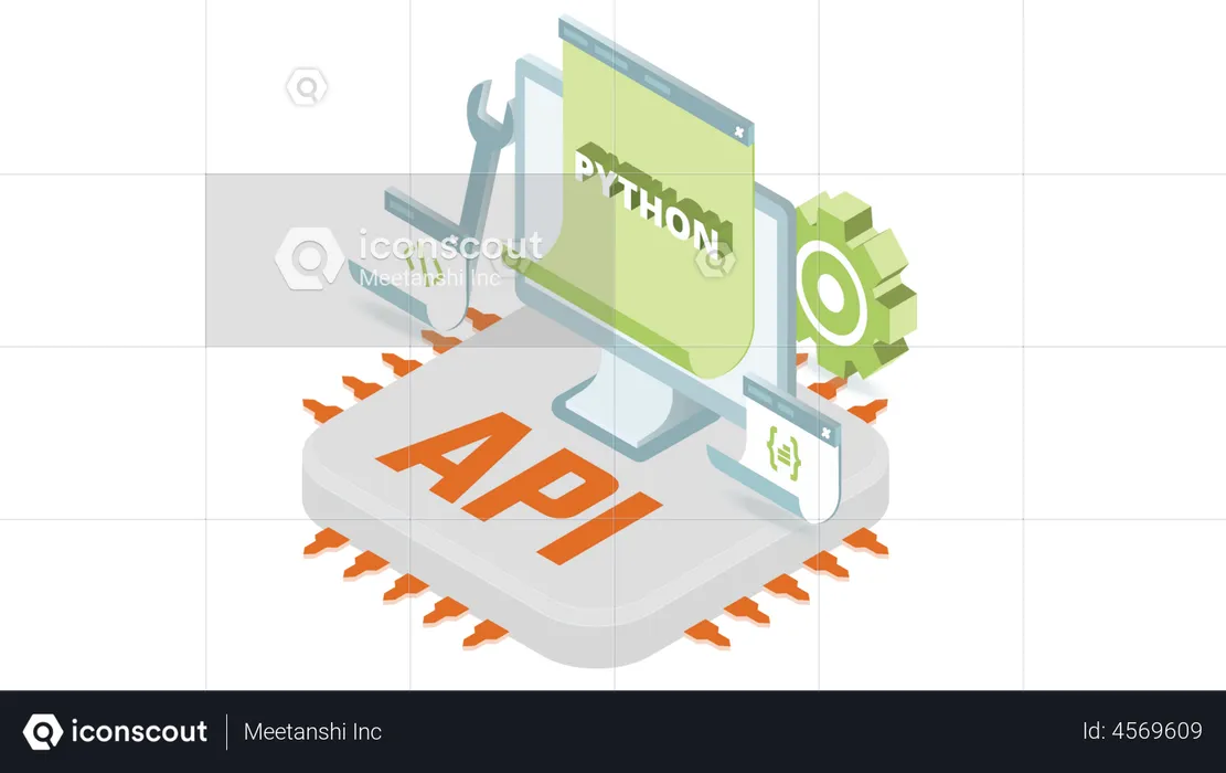 Python api integration  Illustration