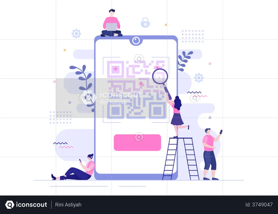 QR Scanner  Illustration