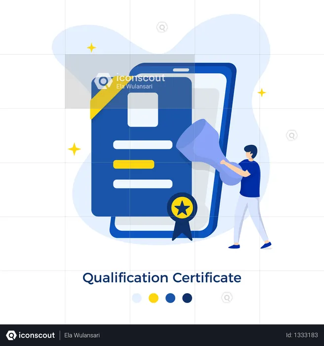Qualification Certificate  Illustration