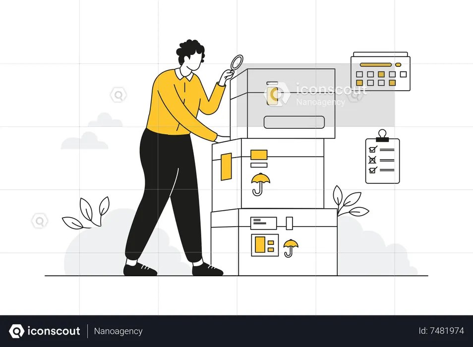 Quality Inspection of Goods  Illustration