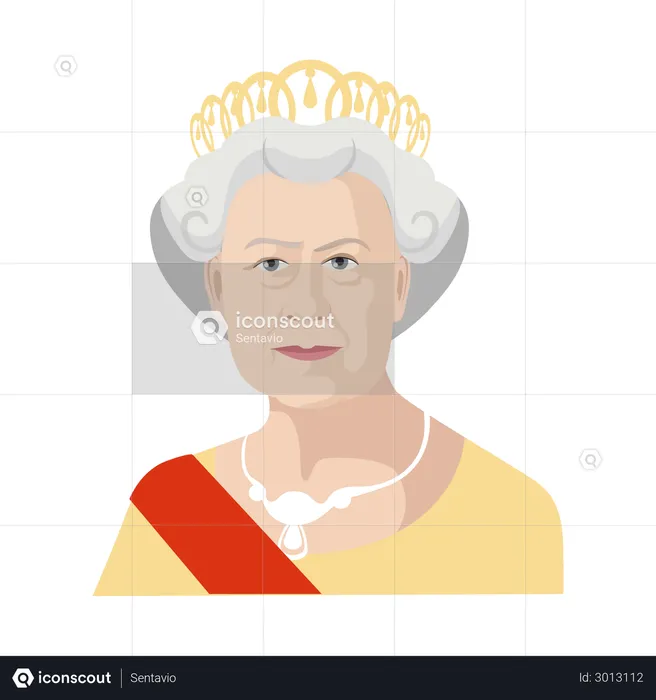 Queen Elizabeth II  Illustration