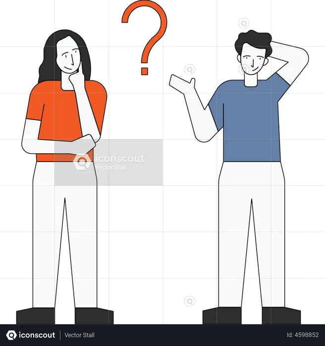 Question and Answer  Illustration