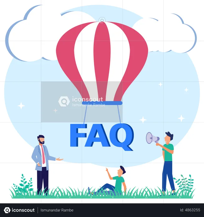 Question And Answer  Illustration