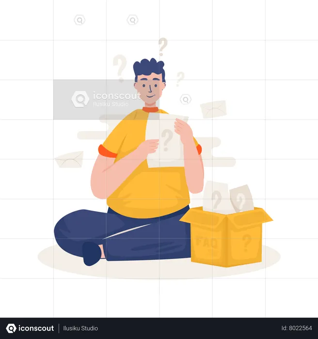 Question letter  Illustration