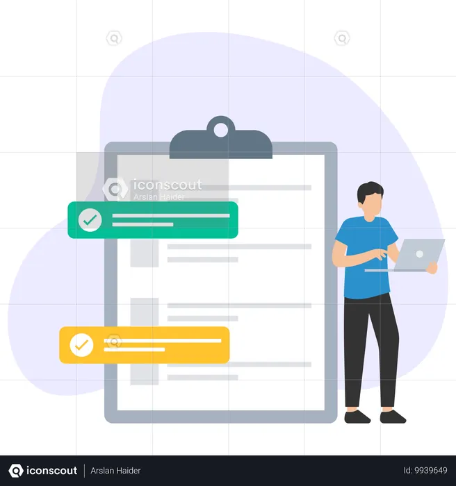 Questionnaires List  Illustration