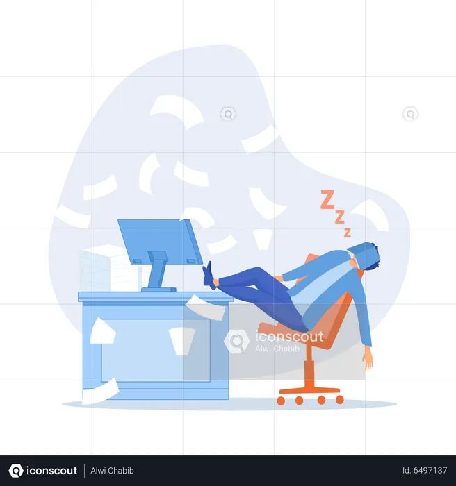 Quiet quitting  Illustration