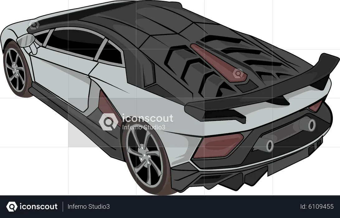Race Car  Illustration