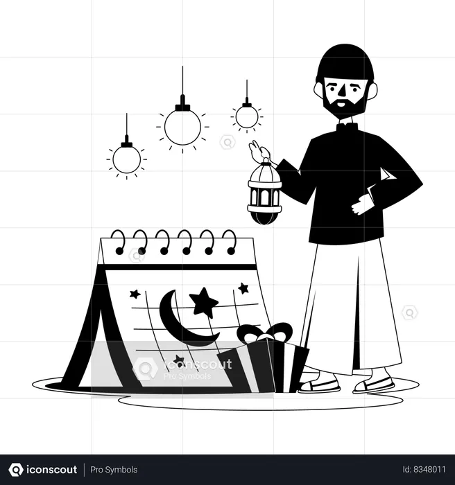 Ramadan Calendar  Illustration