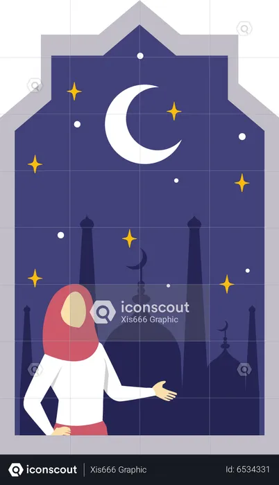 Ramadan celebrating  Illustration