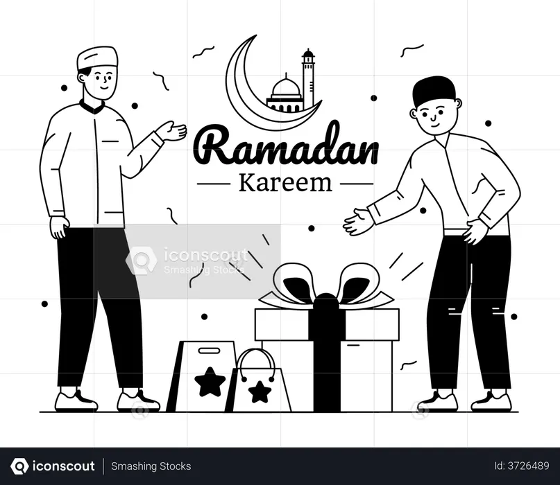 Ramadan Gifts  Illustration