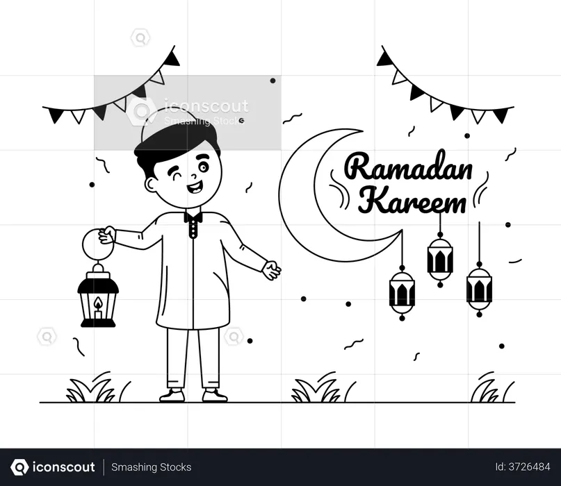 Ramadan Kareem  Illustration