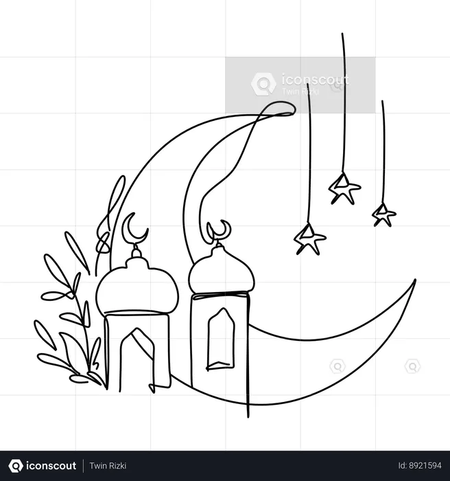 Ramadan Lantern  Illustration