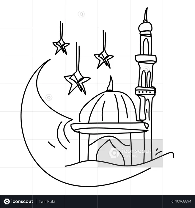 Ramadan Lantern  Illustration