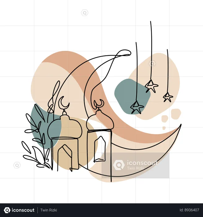 Ramadan Lantern  Illustration