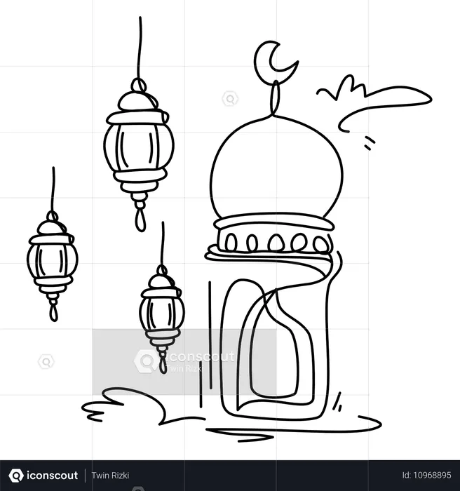 Ramadan-Laterne  Illustration