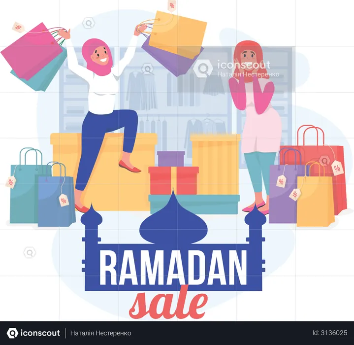 Ramadan sale  Illustration