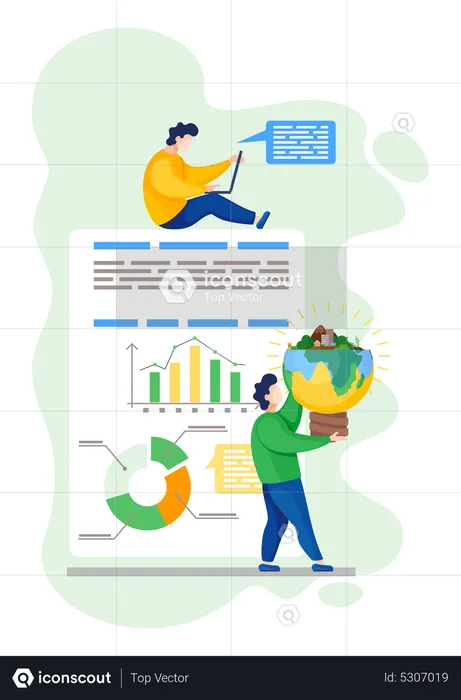 Rapport d'analyse du réchauffement climatique  Illustration