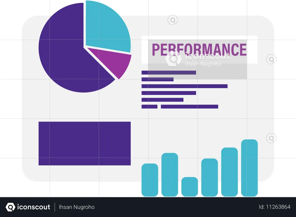 Rapport de performance de l'entreprise  Illustration