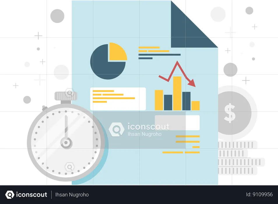 Rapport de présentation d'entreprise  Illustration