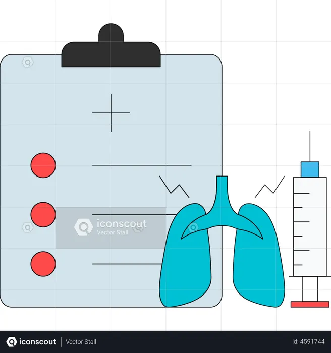 Rapport d'examen médical  Illustration