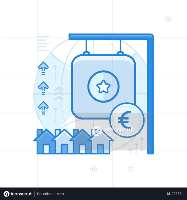 Real Estate Euro  Illustration