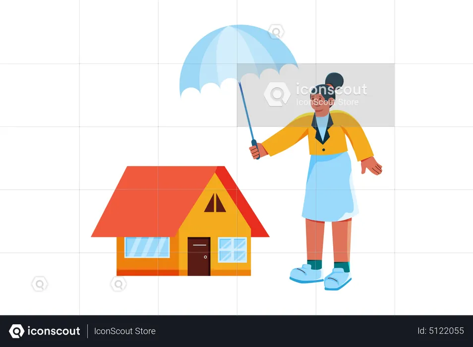 Real Estate Insurance  Illustration