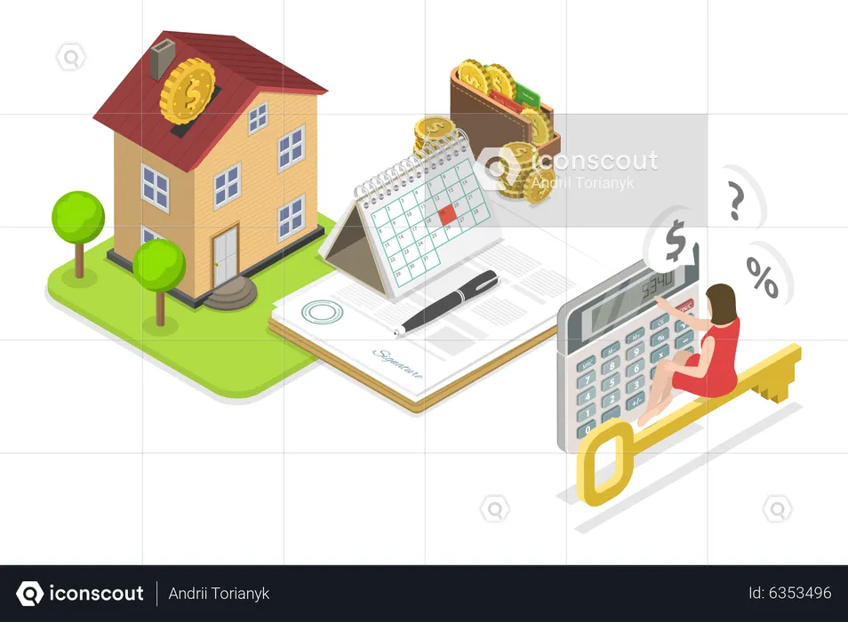 Real Estate Investment  Illustration