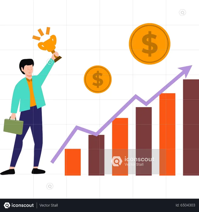 Realização de negócios  Ilustração