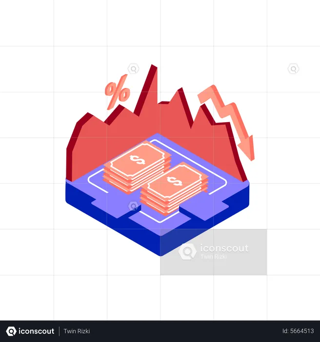 Recession Cost curve  Illustration