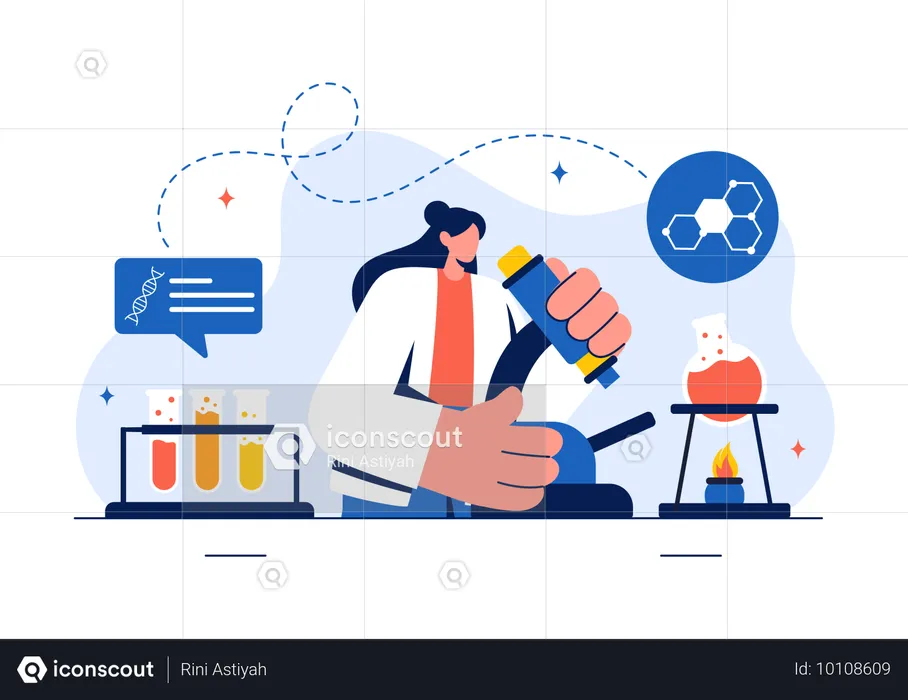 Laboratoire de recherche  Illustration