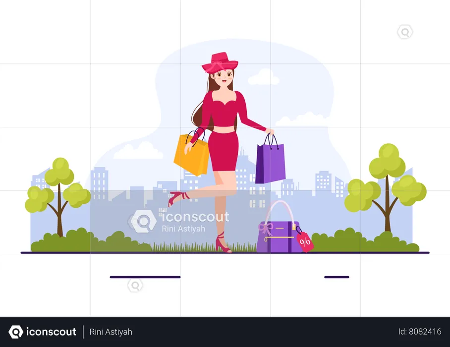 Recordatorio de compras  Illustration