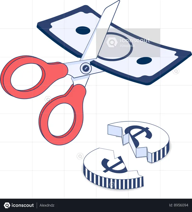 Recorte de la deuda y crisis financiera  Ilustración