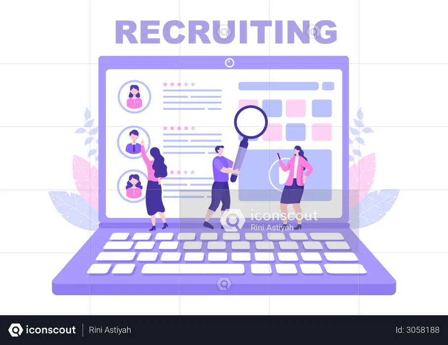 Recruitment process  Illustration